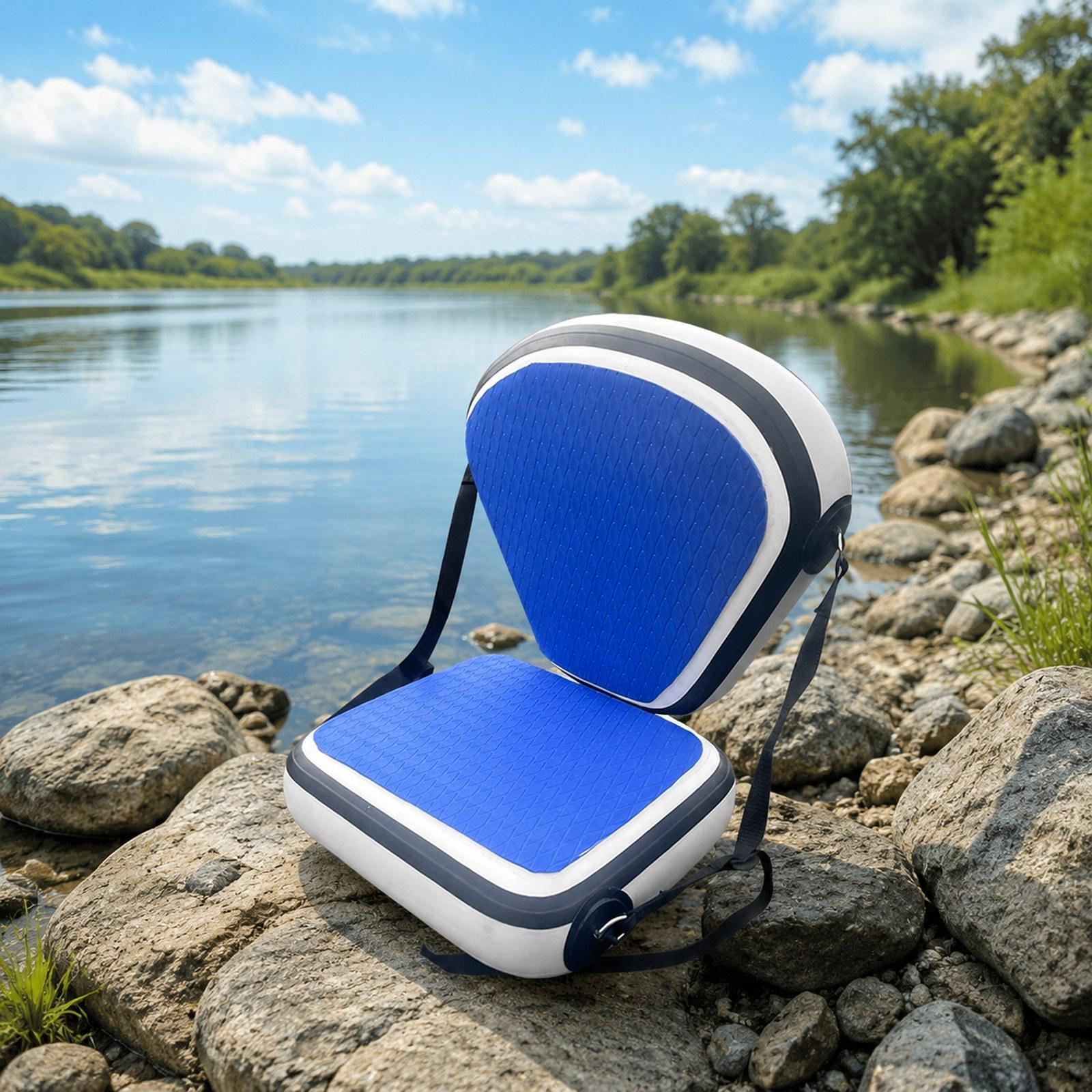 Adjustable PVC Kayak Seat Infl - огляд і ціна Fishing Kayak Seat