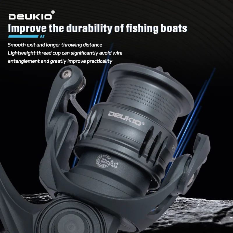 DEUKIO Lightweight Spinning Re - огляд і ціна Abu Garcia Reel Max