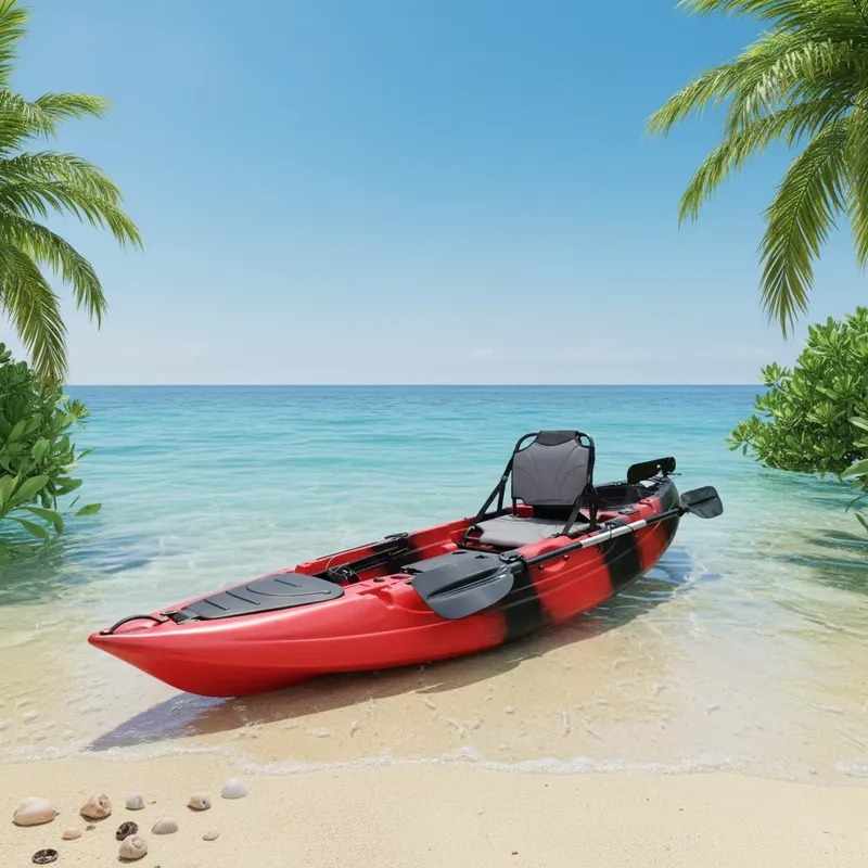 10ft Single Seat Sit on Fishin - огляд і ціна Fishing Kayak Paddle