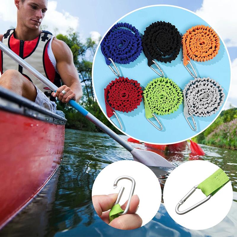Adjustable Elastic Kayak Rod L - огляд і ціна Fishing Kayak Paddle Leash